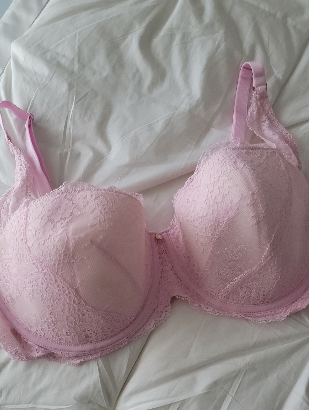 Adore Me Lace Underwire Bra - Light Pink